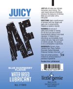 Juicy Af - Blueberry Water Based Lubricant - 2 Oz - Image 2