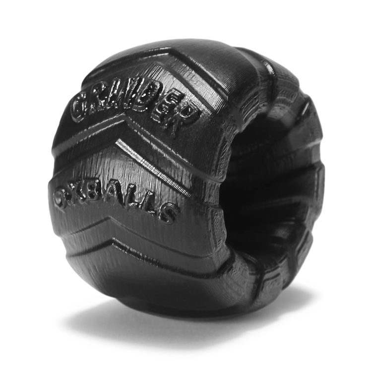 dxn04FeXLCVgCww1TA6AkUrTYAytzAXr Grinder 1 Small Short Tire Tread Silicone Ballstretcher - Black - Image 1