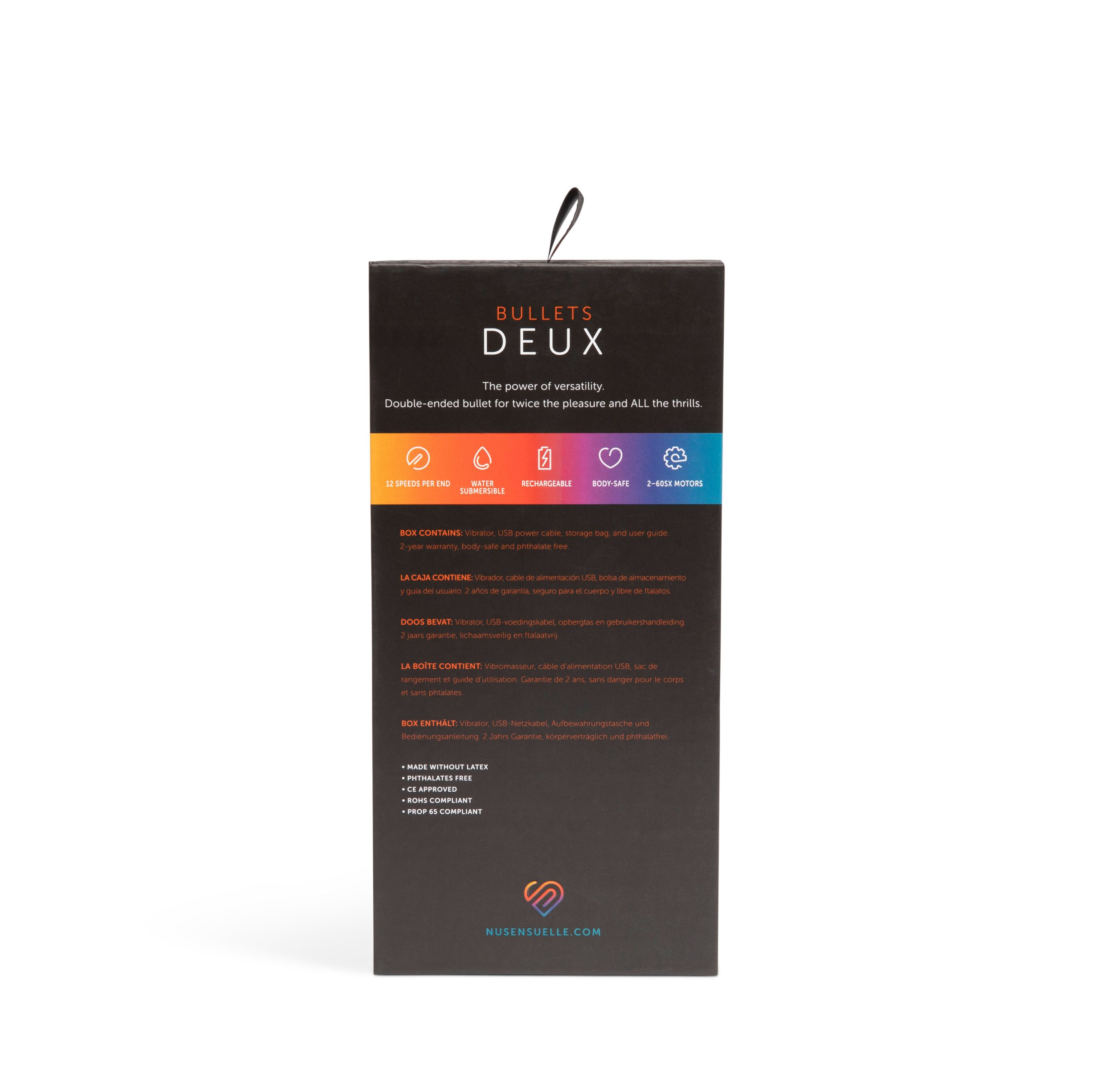 dxy2WFzLQKu1XGdY9Rf74uUFzIeyFTzI Sensuelle Double Ended Deux Bullet - Coral - Image 1