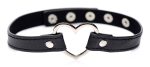 Dark Heart Chrome Heart Black Choker - Black - Image 3