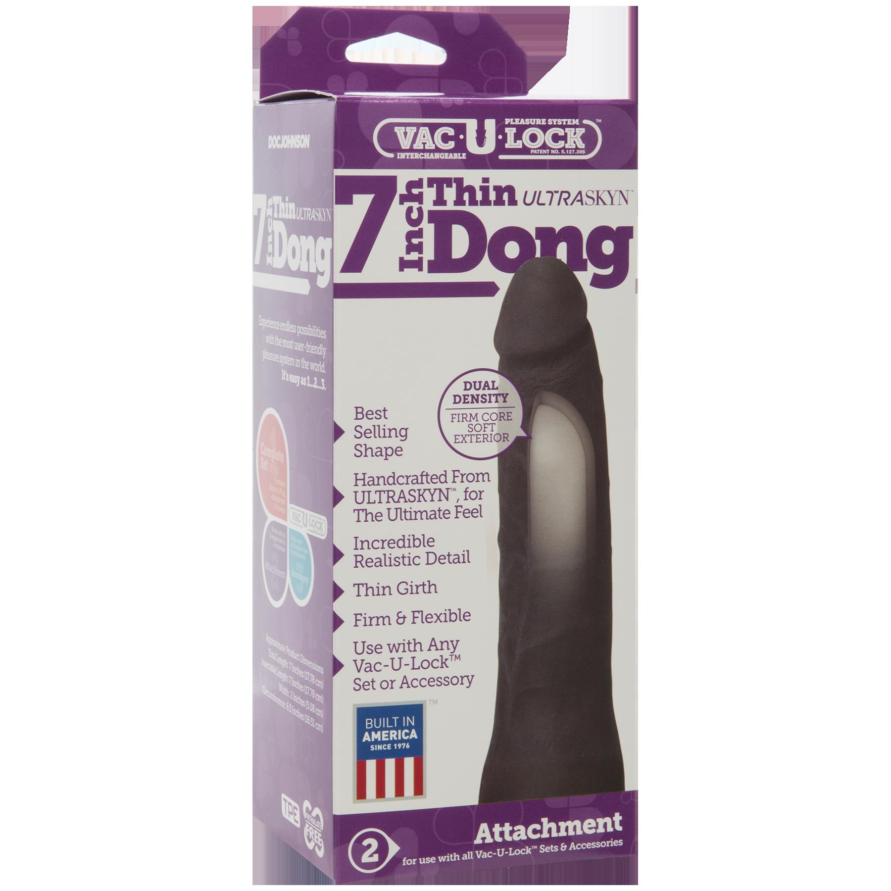 eBgfoKgUg1QVnvrwqKOo4GLOyN7ChHdX Vac-U- Lock 7-Inch Ur3 Thin Dong - Black - Image 1