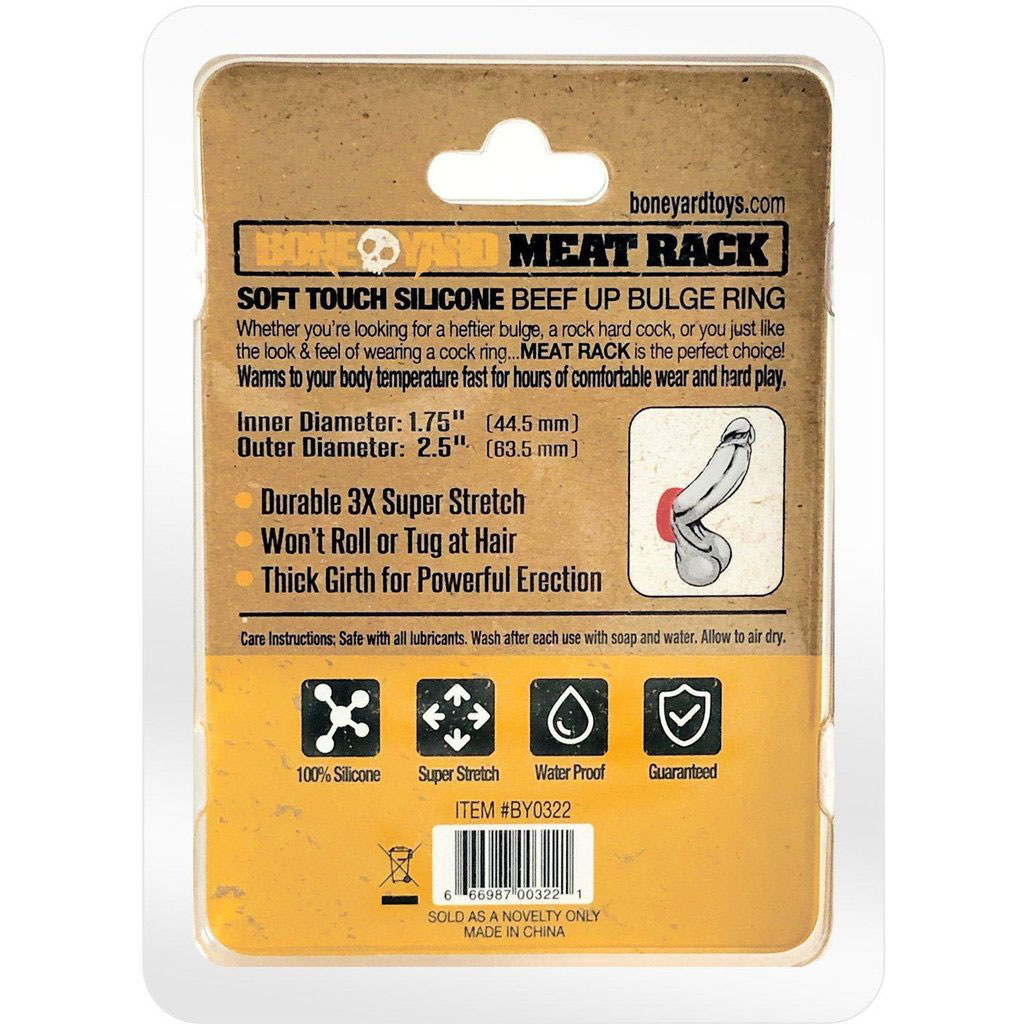 eWhNb0LU4NWXyj0zqJ4Xe4OOG2PcXDB8 Meat Rack Cock Ring - Red - Image 1