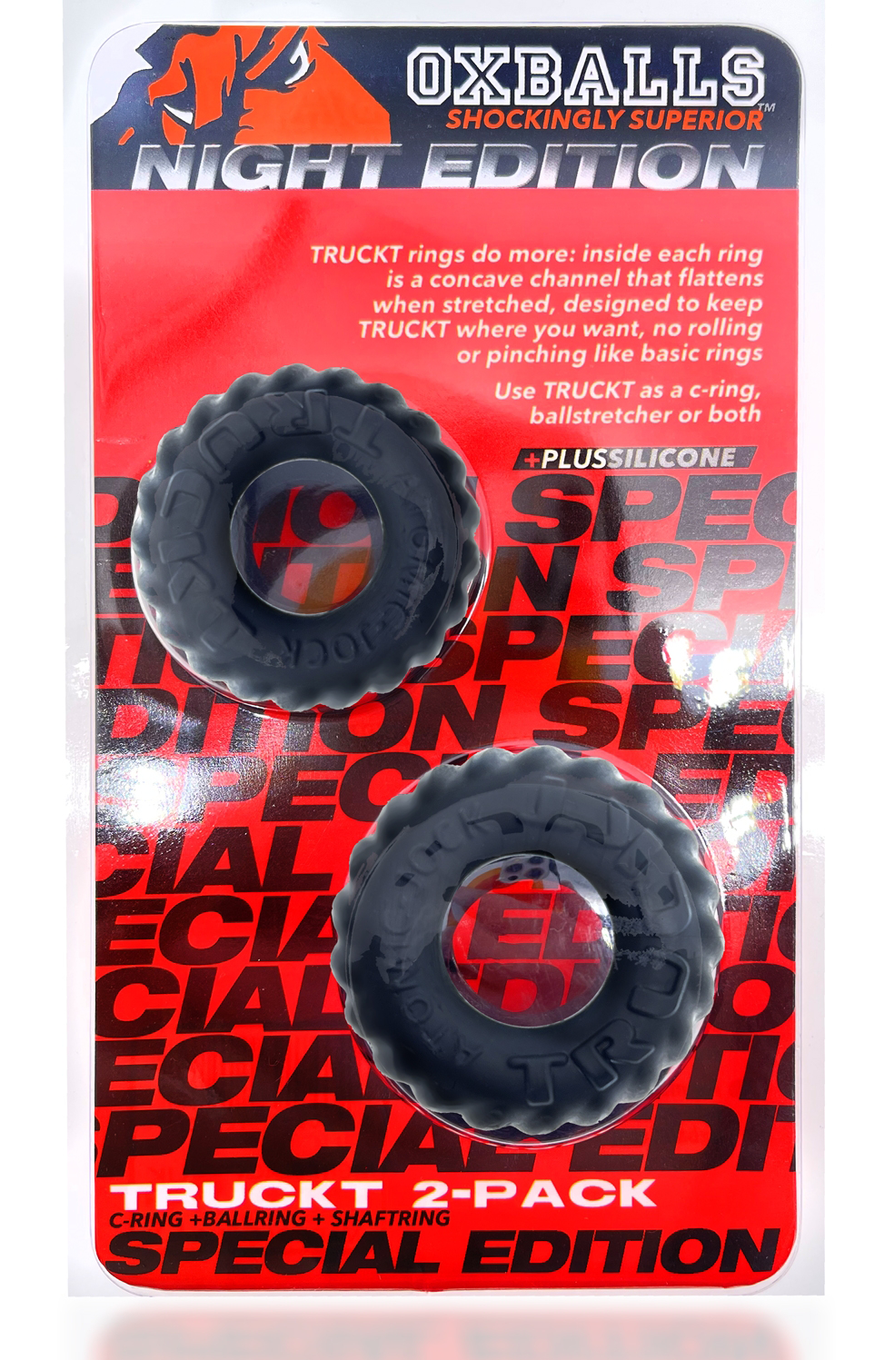 eaB44YfsitTkBYcl895q7NBdsWVkQAQt Truckt 2 Piece Cockring Set Atomic Jock - Night Black - Image 1