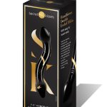 Secret Kisses - 7.5 Inch Handblown Double Ended Dildo - Black