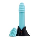Nu Sensuelle Point Plus Bullet With Textured Sleeves - Tiffany Blue - Image 2