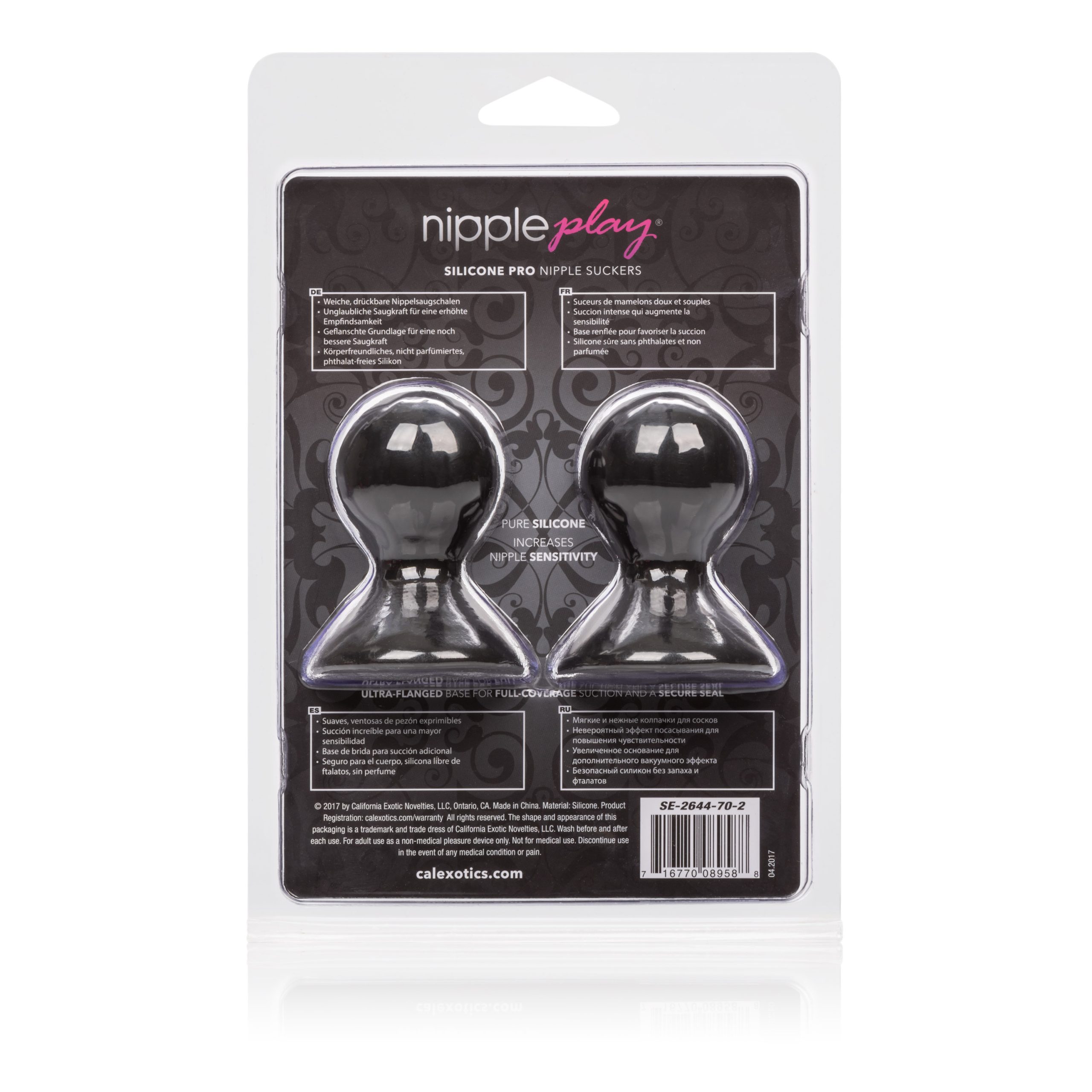 exniDlgRo7YdouAwkfVqXRI2b7bbIrZ4 Nipple Play Silicone Pro Nipple Suckers - Black - Image 1