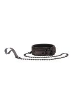 Ouch - Elegant Collar With Leash - Titanium Grey - Image 2