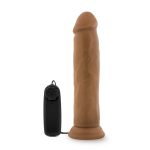 Dr. Skin - Dr. Throb - 9.5 Inch Vibrating Realistic Cock With Suction Cup - Mocha - Image 2
