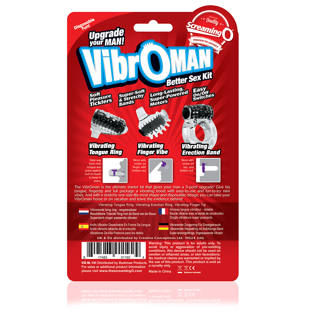 f8lTgdX1Tco7SHBDnTT3feqqIV7uCSh9 Screaming O Vibro Man - Each - Black - Image 1