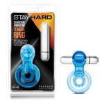 Stay Hard 10 Function Vibrating Tongue Ring - Blue - Image 6