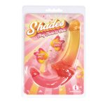 Shades - 9.5 Inch Strapless Double Dong - Pink to Orange - Image 2