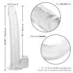 Size Queen 12 inch/30.5 Cm - Clear - Image 9