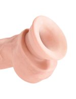 King Cock Plus Triple Density 8 Inch Cock With Balls - Flesh - Image 4