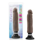 Au Naturel - 11 Inch Sensa Feel Magnum Vibrating Dong - Chocolate - Image 3