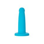 Nexus Collection - Hux - 7 Inch Silicone Dildo - Turquoise - Image 5