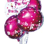 Bachelorette Party Foil Balloons 9 Pack Assorted Colors
