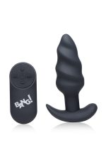 21x Silicone Swirl Plug With Remote -Black - Image 2