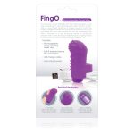 Charged Fingo Rechargeable Finger Vibe - Purple - Image 2