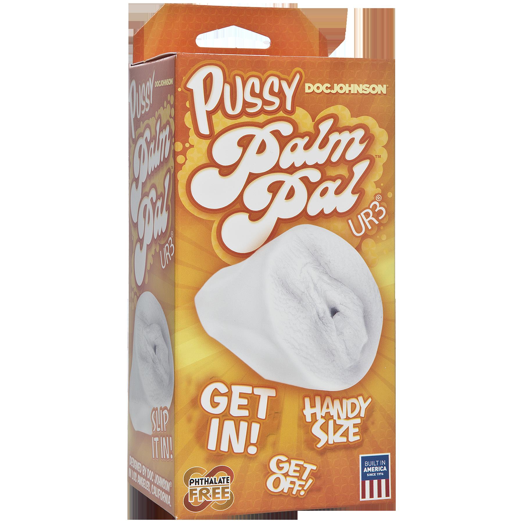 faZKk2rxCKn9adNoN5zOB6l4oibuTe0M Palm Pal Frosted Ultraskyn Masturbator - Pussy - Clear - Image 1