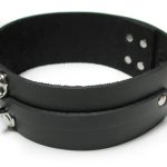 Bondage Basics Black Leather Collar