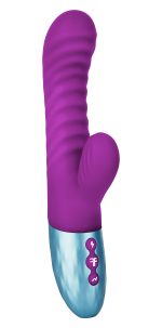 Delola Liquid Silicone Rabbit - Purple - Image 2