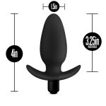 Anal Adventures - Platinum - Silicone Saddle Plug - Black - Image 4