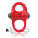 Charged Yoga Rechargeable Vibe Ring - Red - Image 3