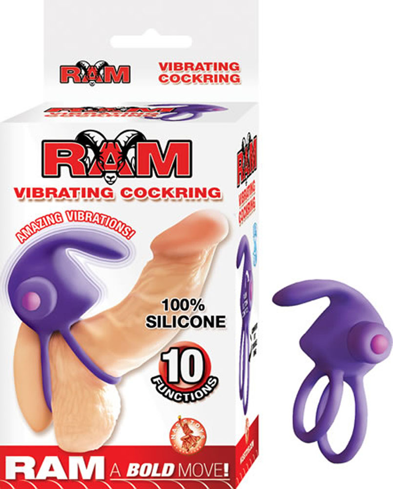 gEwtJrmxdAXDhPVqf57NgVaS9fVNoVhs Ram Vibrating Cockring - Purple - Image 1