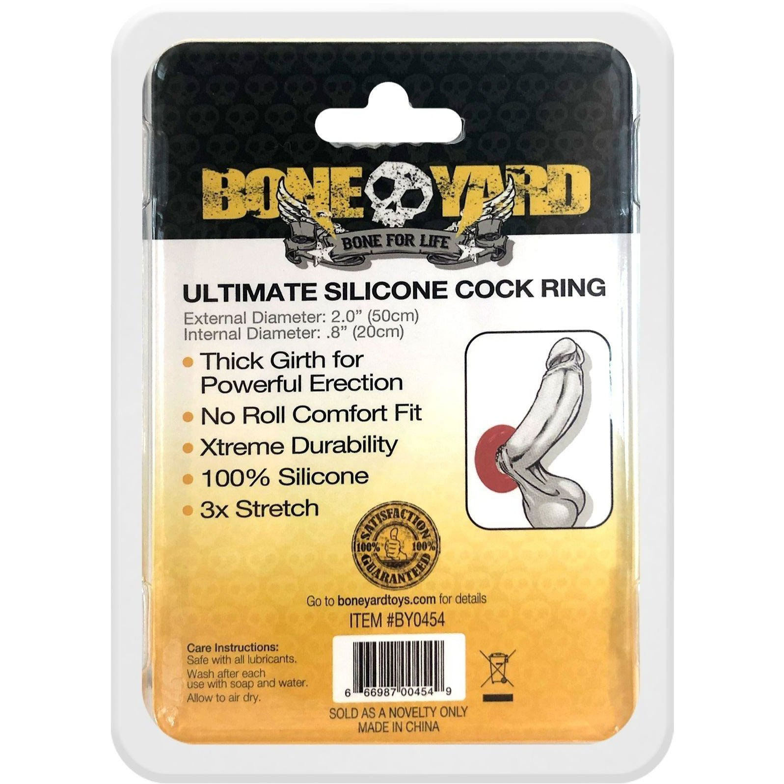 gJ2c3lQukbW4xaGtg9TpCHIZNGoztVIV Ultimate Silicone Cock Ring - Red - Image 1