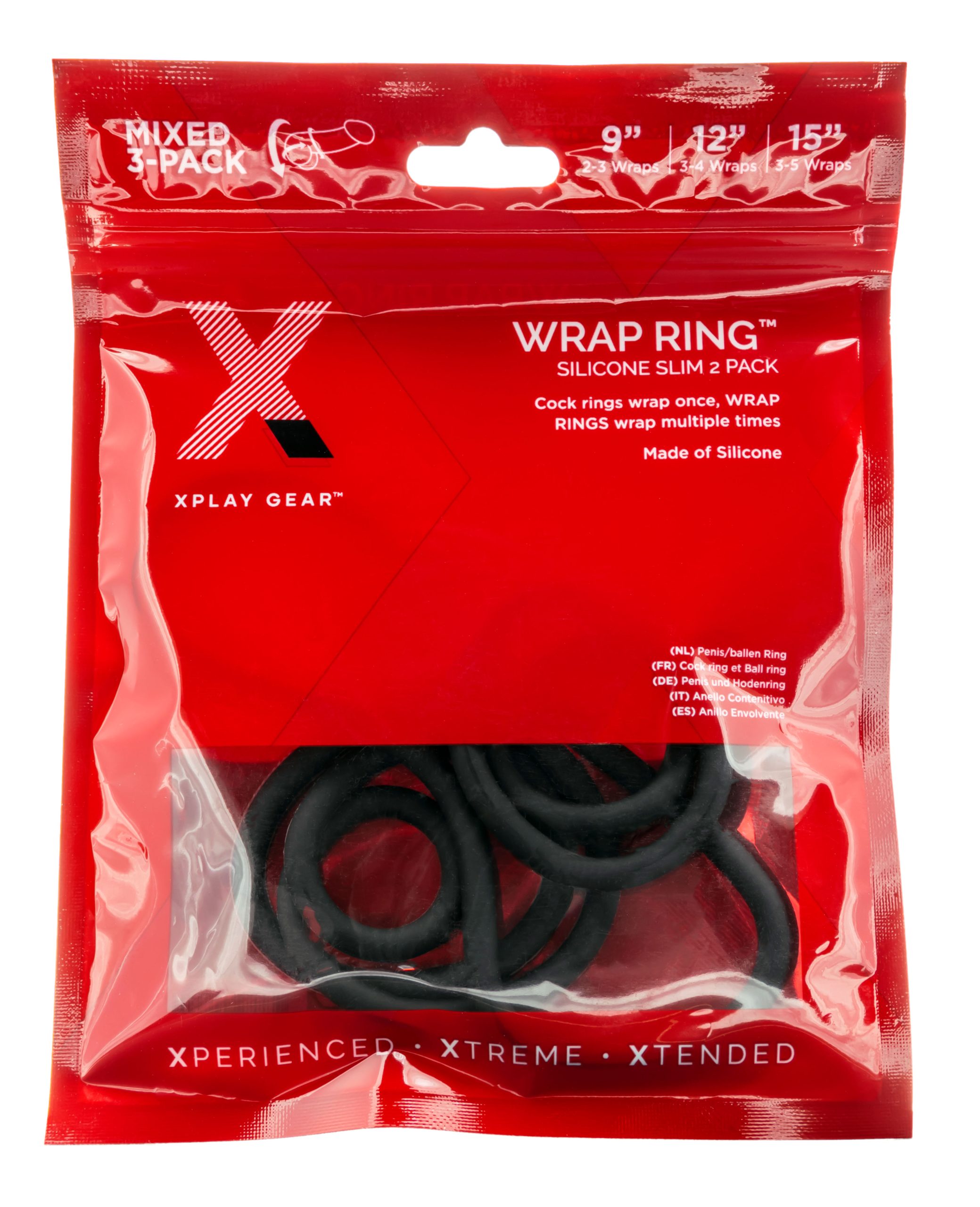 gMZdiKfvxENK6NmJSDKQqxVxJZTqo6Yi Xplay 3 Pack Silicone Thin Wrap Rings - Image 1