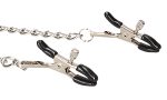 Breathable Ball Gag With Nipple Clamps - Black - Image 5
