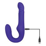 Eve's Ultimate Thrusting Strapless Strap-on - Purple - Image 6