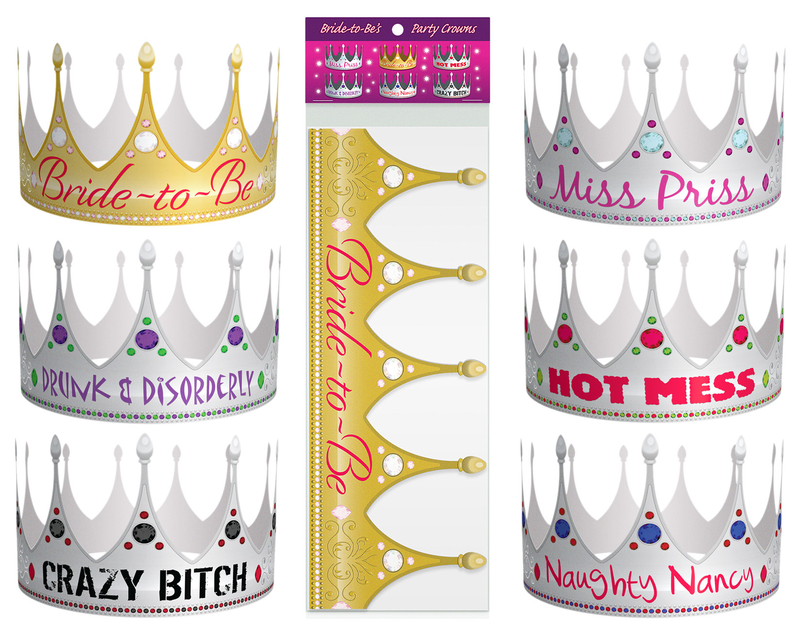 gXHrt2pppbio5dn7xOGkj0U0SYCRBVDg Bride-to-Be Party Crowns - Image 1