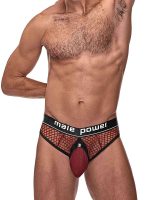 Cock Pit Nte Cock Ring Thong - L/ XL - Burgundy - Image 6