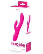 Rockie Dual Rechargeable Vibe - Foxy Pink
