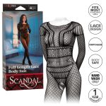 Scandal Full Length Lace Body Suit - One Size - Black - Image 8