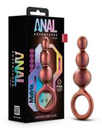Anal Adventures Matrix - Beaded Loop Plug - Copper - Image 6
