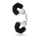 Temptasia - Plush Fur Cuffs - Black - Image 2