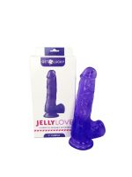 Jelly Love 7" Dildo - Purple - Image 7