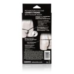 Rechargeable Silicone Lover's Thong With Pleasure Beads - Image 2