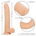 Size Queen 10 inch/25.5 Cm - Ivory - Image 9