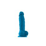 Coloursoft 5 Inch Soft Dildo - Blue - Image 2