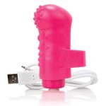 Charged Fingo Rechargeable Finger Vibe - Pink - Image 3