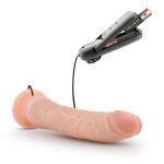 Dr. Skin - 8.5 Inch Vibrating Realistic Cock With Suction Cup - Vanilla - Image 4