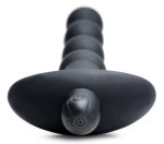 Bang - Vibrating Silicone Anal Beads and Remote Black - Image 3