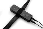 Power Pegger Silicone Vibrating Double Dildo With Harness - Black - Image 7