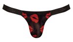Kiss Me - Micro Thong v - Large/ X-Large - Sheer Lips - Image 4