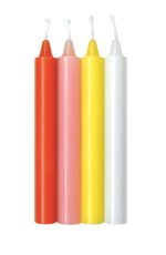 The 9's Make Me Melt Sensual Warm-Drip Candles 4 Pack - Pastel - Image 2