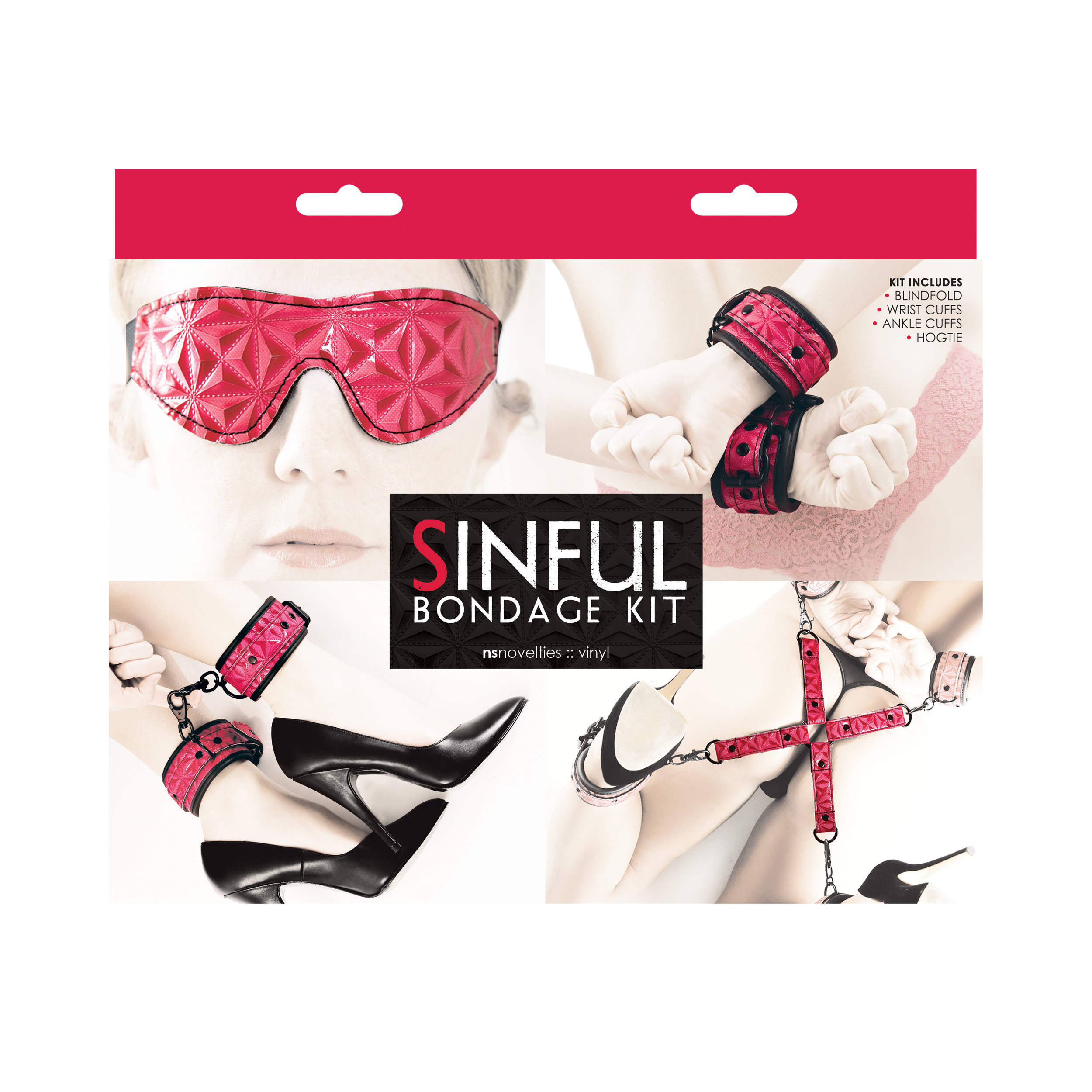 iDCFAWGQoViNnQbG8WpX0G5mUYuweJnd Sinful - Bondage Kit - Pink - Image 1