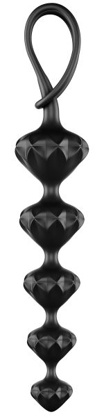 Satisfyer Beads Super Soft Silicone - Black - Image 2
